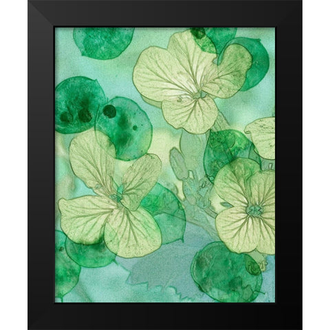 Mint Progeny IV Black Modern Wood Framed Art Print by Chandler, Sharon