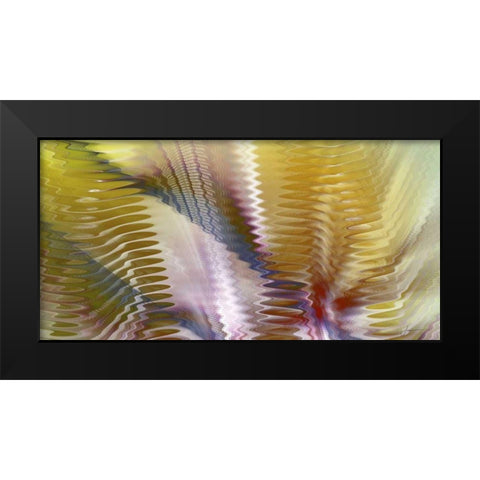 Symphonic I Black Modern Wood Framed Art Print by Burghardt, James