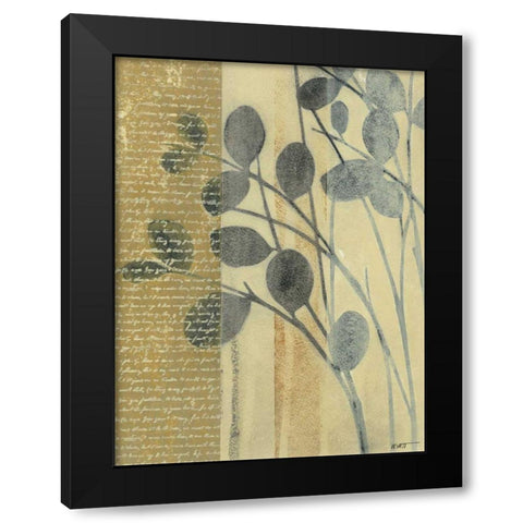 Whisper I Black Modern Wood Framed Art Print by Wyatt Jr., Norman