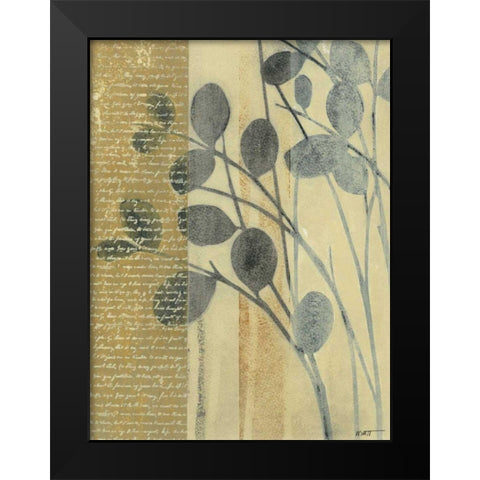 Whisper I Black Modern Wood Framed Art Print by Wyatt Jr., Norman