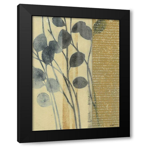 Whisper II Black Modern Wood Framed Art Print by Wyatt Jr., Norman