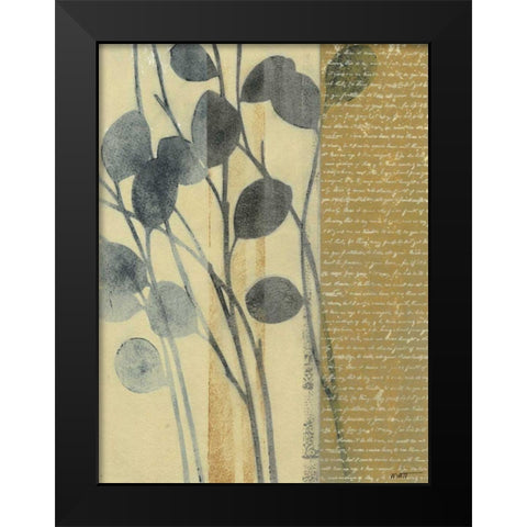 Whisper II Black Modern Wood Framed Art Print by Wyatt Jr., Norman