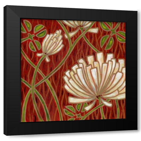Gretchen II Black Modern Wood Framed Art Print with Double Matting by Deans, Karen