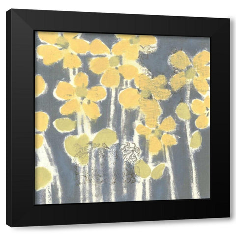 Sunny Breeze III Black Modern Wood Framed Art Print with Double Matting by Vision Studio