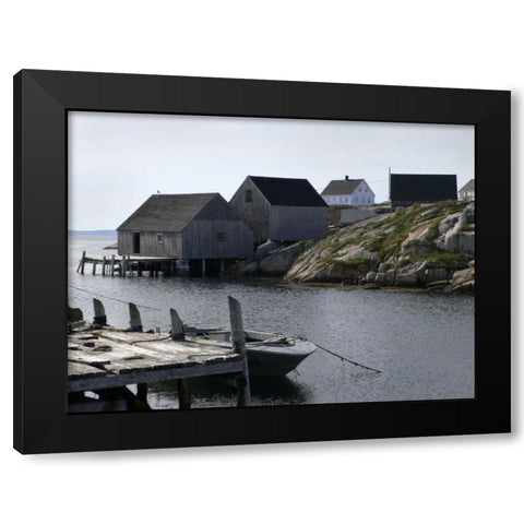 Coastal Shore I Black Modern Wood Framed Art Print by Christensen, Jim