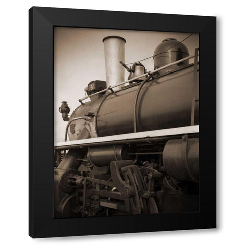 Olde Time Travel I Black Modern Wood Framed Art Print by Christensen, Jim