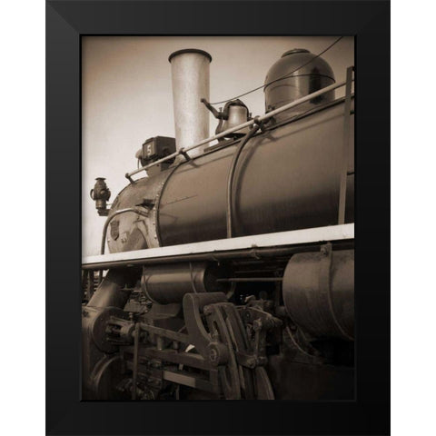 Olde Time Travel I Black Modern Wood Framed Art Print by Christensen, Jim