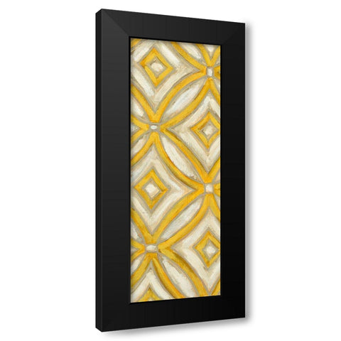 2-Up Earthen Patterns I Black Modern Wood Framed Art Print with Double Matting by Deans, Karen