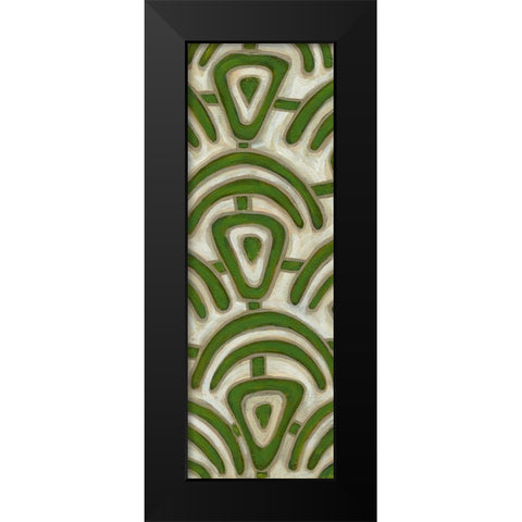 2-Up Earthen Patterns III Black Modern Wood Framed Art Print by Deans, Karen