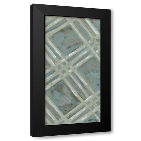 Primary Pattern I Black Modern Wood Framed Art Print by Deans, Karen