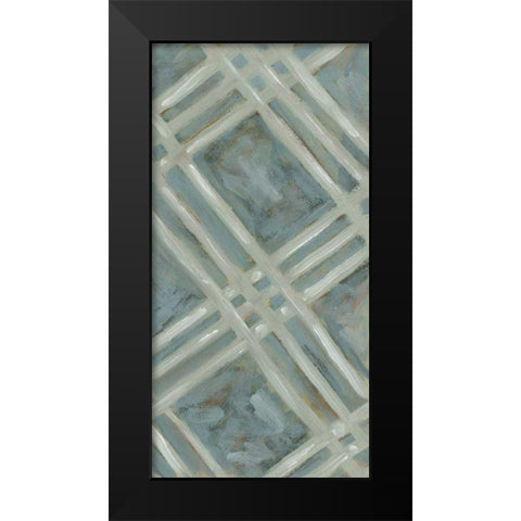 Primary Pattern II Black Modern Wood Framed Art Print by Deans, Karen