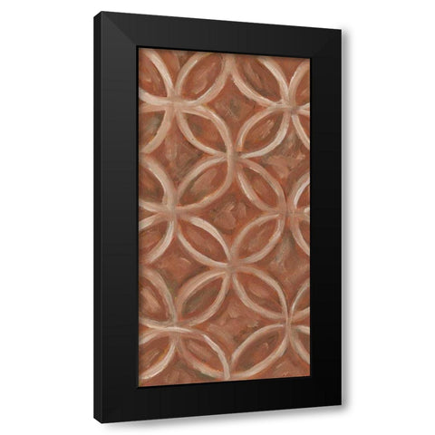 Primary Pattern III Black Modern Wood Framed Art Print by Deans, Karen