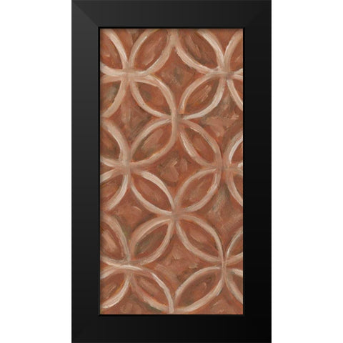 Primary Pattern III Black Modern Wood Framed Art Print by Deans, Karen