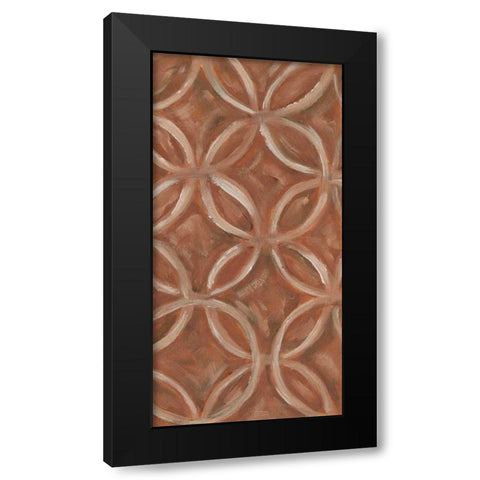 Primary Pattern IV Black Modern Wood Framed Art Print by Deans, Karen