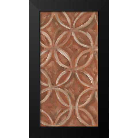 Primary Pattern IV Black Modern Wood Framed Art Print by Deans, Karen