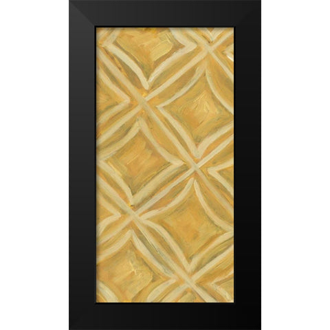 Primary Pattern V Black Modern Wood Framed Art Print by Deans, Karen