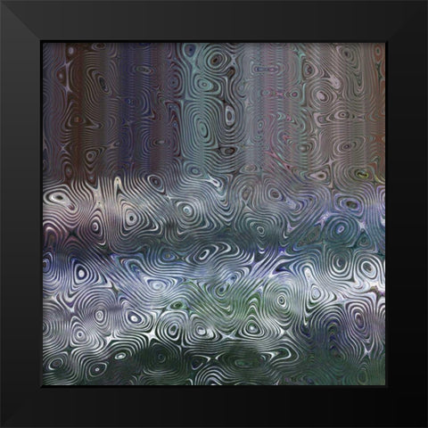 Waterfall I Black Modern Wood Framed Art Print by Harrington, Danielle