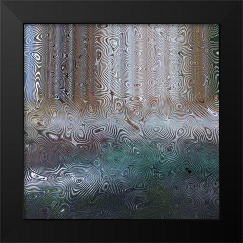 Waterfall II Black Modern Wood Framed Art Print by Harrington, Danielle