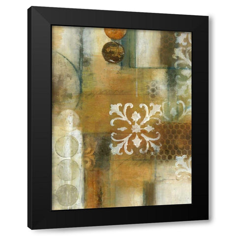 Modern Note I Black Modern Wood Framed Art Print with Double Matting by Green-Aldridge, Willie