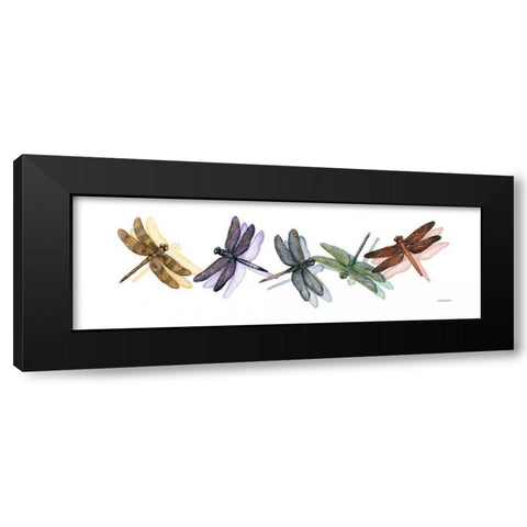 Wings of Splendor II Black Modern Wood Framed Art Print with Double Matting by Russell, Wendy