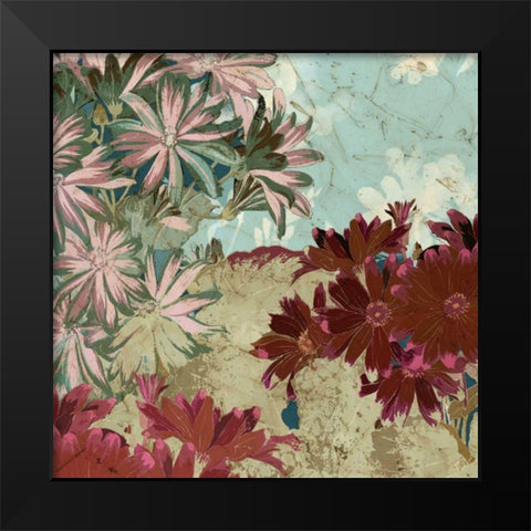 Tokyo Rose I Black Modern Wood Framed Art Print by Vision Studio