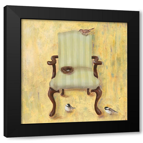 Parlor Tricks I Black Modern Wood Framed Art Print by Reynolds, Jade