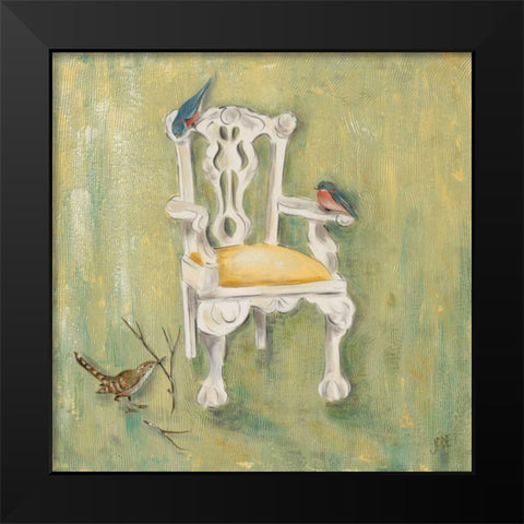 Parlor Tricks II Black Modern Wood Framed Art Print by Reynolds, Jade