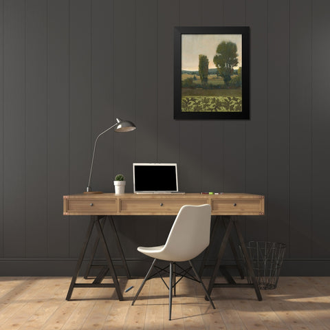 Peaceful Valley I Black Modern Wood Framed Art Print by OToole, Tim