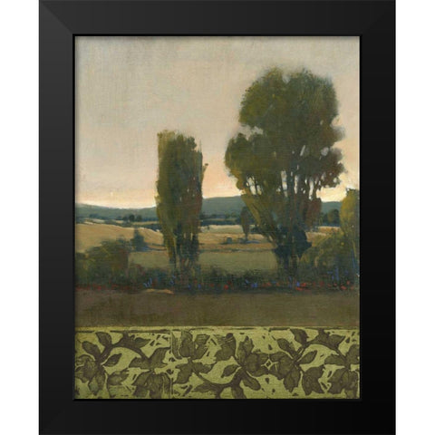 Peaceful Valley I Black Modern Wood Framed Art Print by OToole, Tim