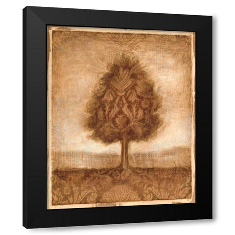 Patterned Maple I Black Modern Wood Framed Art Print by Harper, Ethan