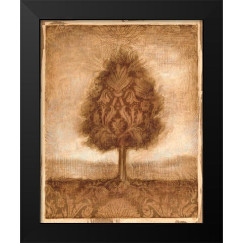 Patterned Maple I Black Modern Wood Framed Art Print by Harper, Ethan