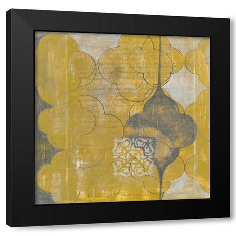 Marrakesh II Black Modern Wood Framed Art Print with Double Matting by Goldberger, Jennifer