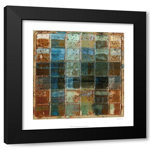 Cone 6 II Black Modern Wood Framed Art Print with Double Matting by Archie, K.