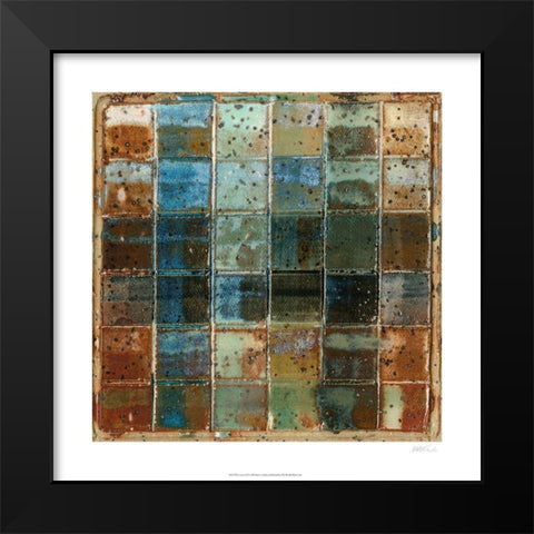Cone 6 II Black Modern Wood Framed Art Print by Archie, K.