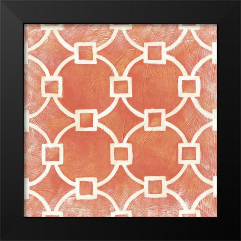Modern Symmetry VIII Black Modern Wood Framed Art Print by Zarris, Chariklia