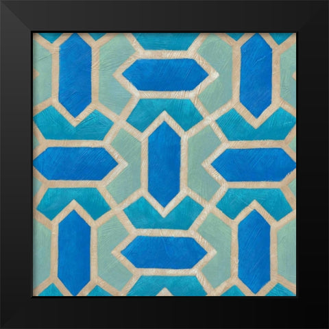 Brilliant Symmetry VIII Black Modern Wood Framed Art Print by Zarris, Chariklia