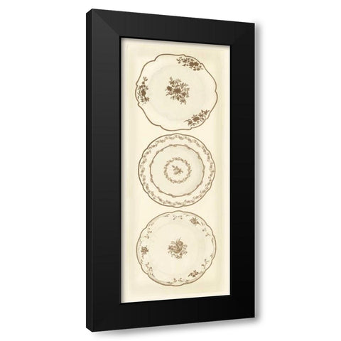 Sevres Porcelain Panel I Black Modern Wood Framed Art Print by Garnier