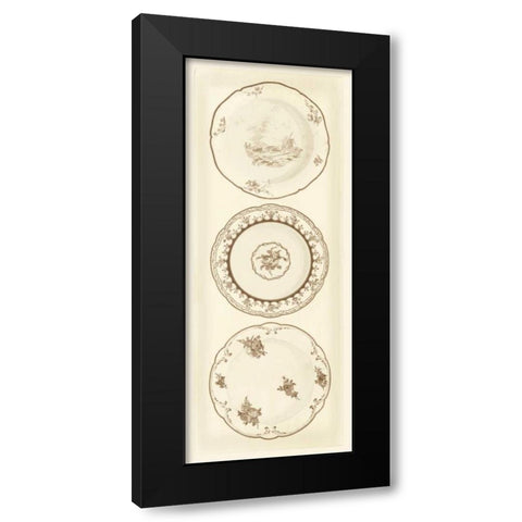 Sevres Porcelain Panel II Black Modern Wood Framed Art Print with Double Matting by Garnier