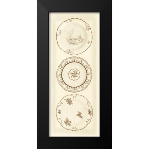 Sevres Porcelain Panel II Black Modern Wood Framed Art Print by Garnier