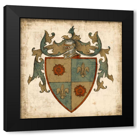 Noble Heritage I Black Modern Wood Framed Art Print with Double Matting by Vision Studio