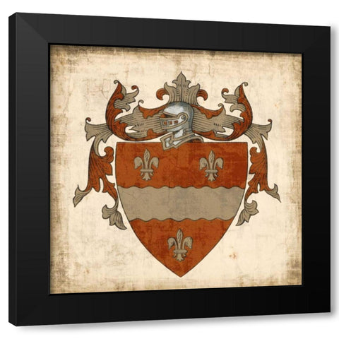 Noble Heritage II Black Modern Wood Framed Art Print by Vision Studio