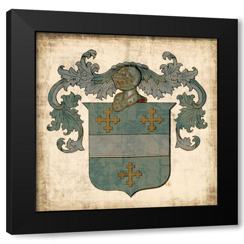 Noble Heritage III Black Modern Wood Framed Art Print with Double Matting by Vision Studio