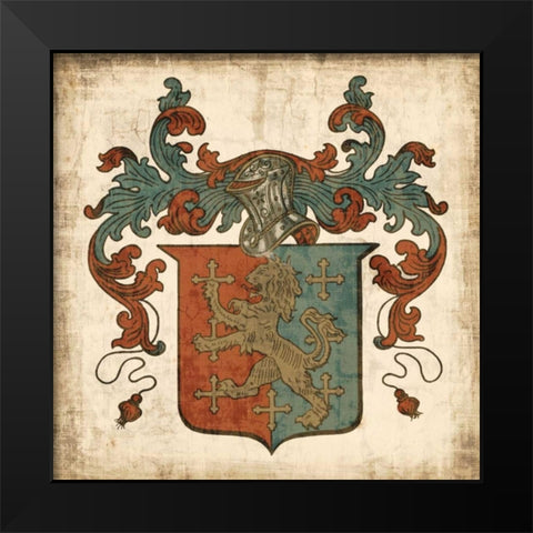 Noble Heritage IV Black Modern Wood Framed Art Print by Vision Studio