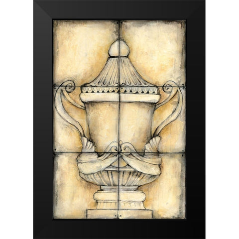 Ceramic Urn II Black Modern Wood Framed Art Print by Goldberger, Jennifer