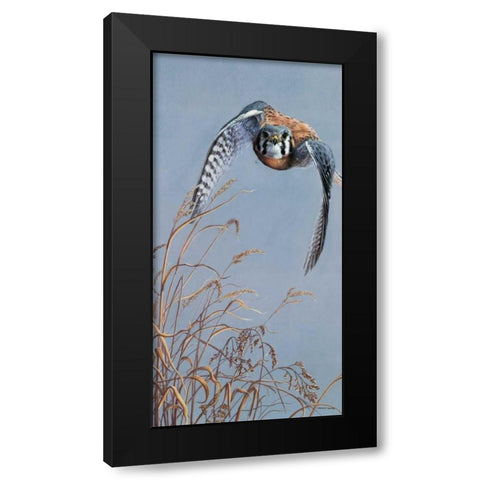 Prairie Lighting Black Modern Wood Framed Art Print by Mock, Carolyn