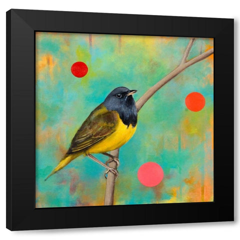 Mysteries of the Universe V Black Modern Wood Framed Art Print with Double Matting by Evans, Bridget G.