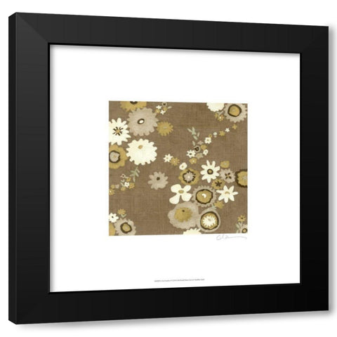 Chai Garden I Black Modern Wood Framed Art Print with Double Matting by Zarris, Chariklia