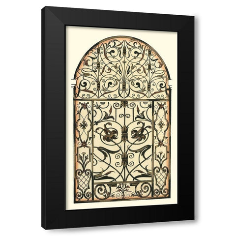 Printed Majestic Gateway I Black Modern Wood Framed Art Print with Double Matting by Vision Studio