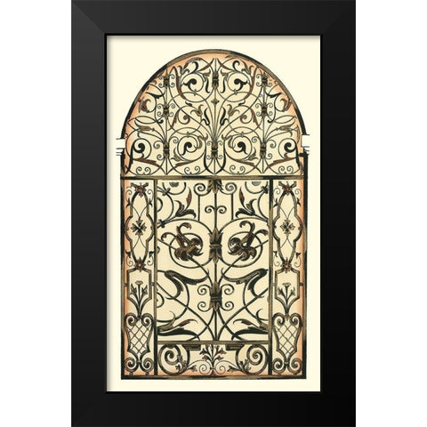 Printed Majestic Gateway I Black Modern Wood Framed Art Print by Vision Studio