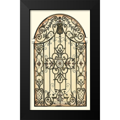 Printed Majestic Gateway II Black Modern Wood Framed Art Print by Vision Studio